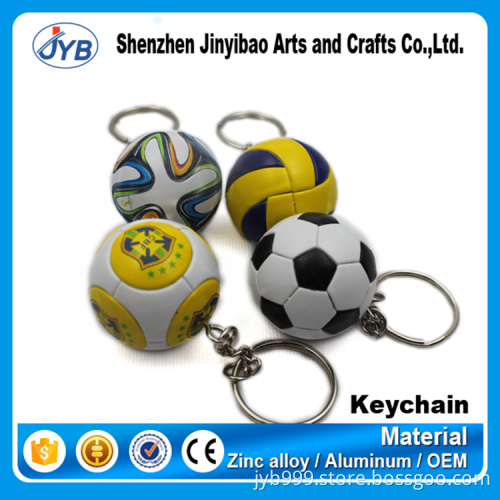 creative design cheap good quality european champions souvenir football keychain